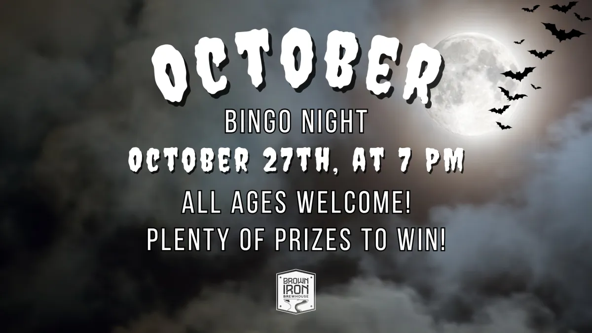 October Bingo Night — Brown Iron - 2